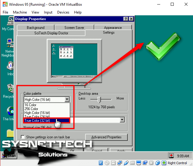 Virtualbox windows 98 display driver